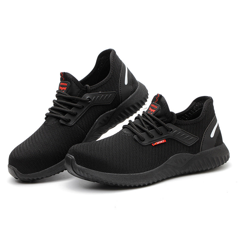 Steel-Toe Anti-Smash Safety Work Shoes