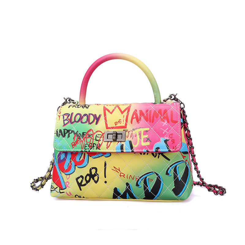 Painted Graffiti Art Women's Handbag